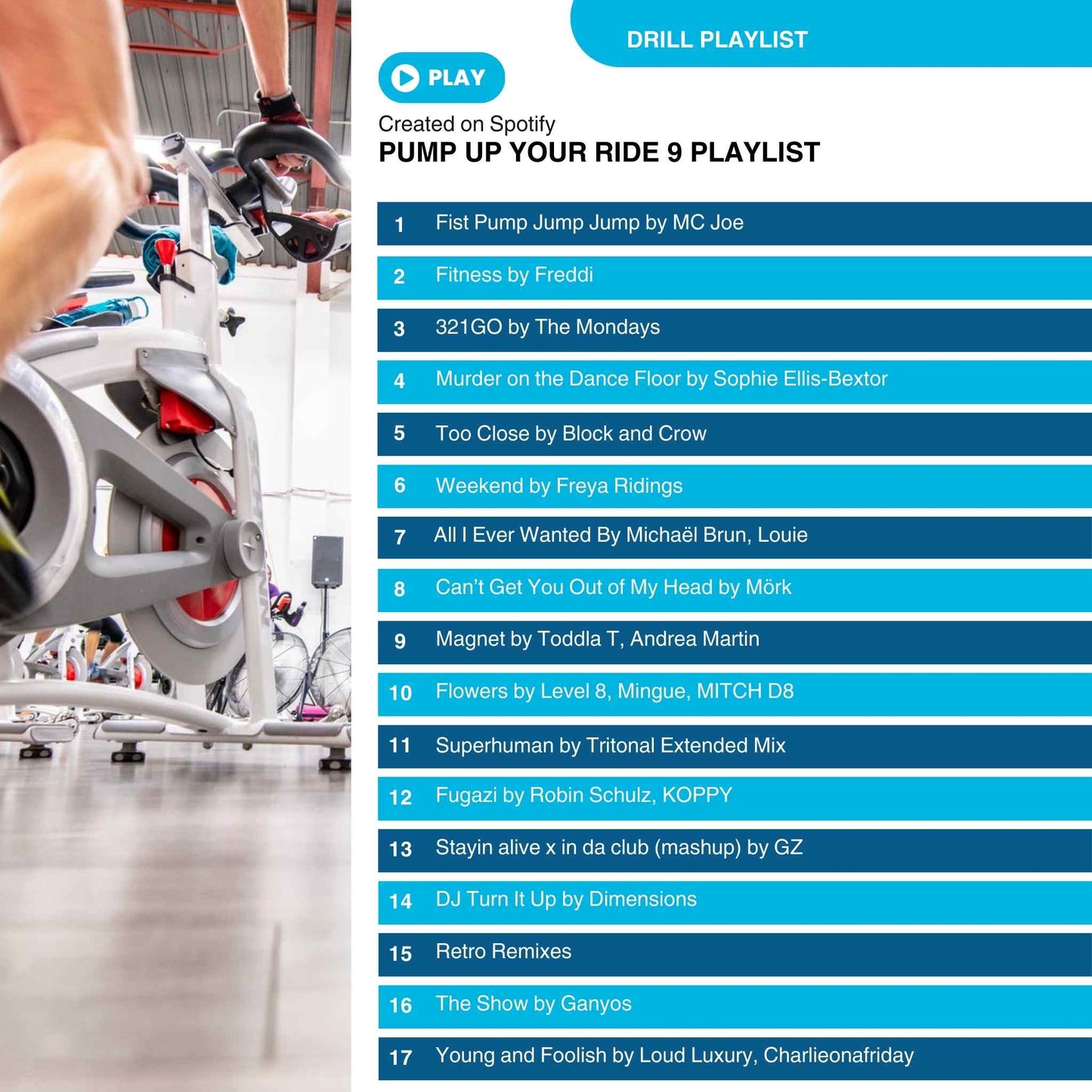 Pump Up Your Ride 9 • 35 Indoor Cycling Drills • Ebook (Released 2022)