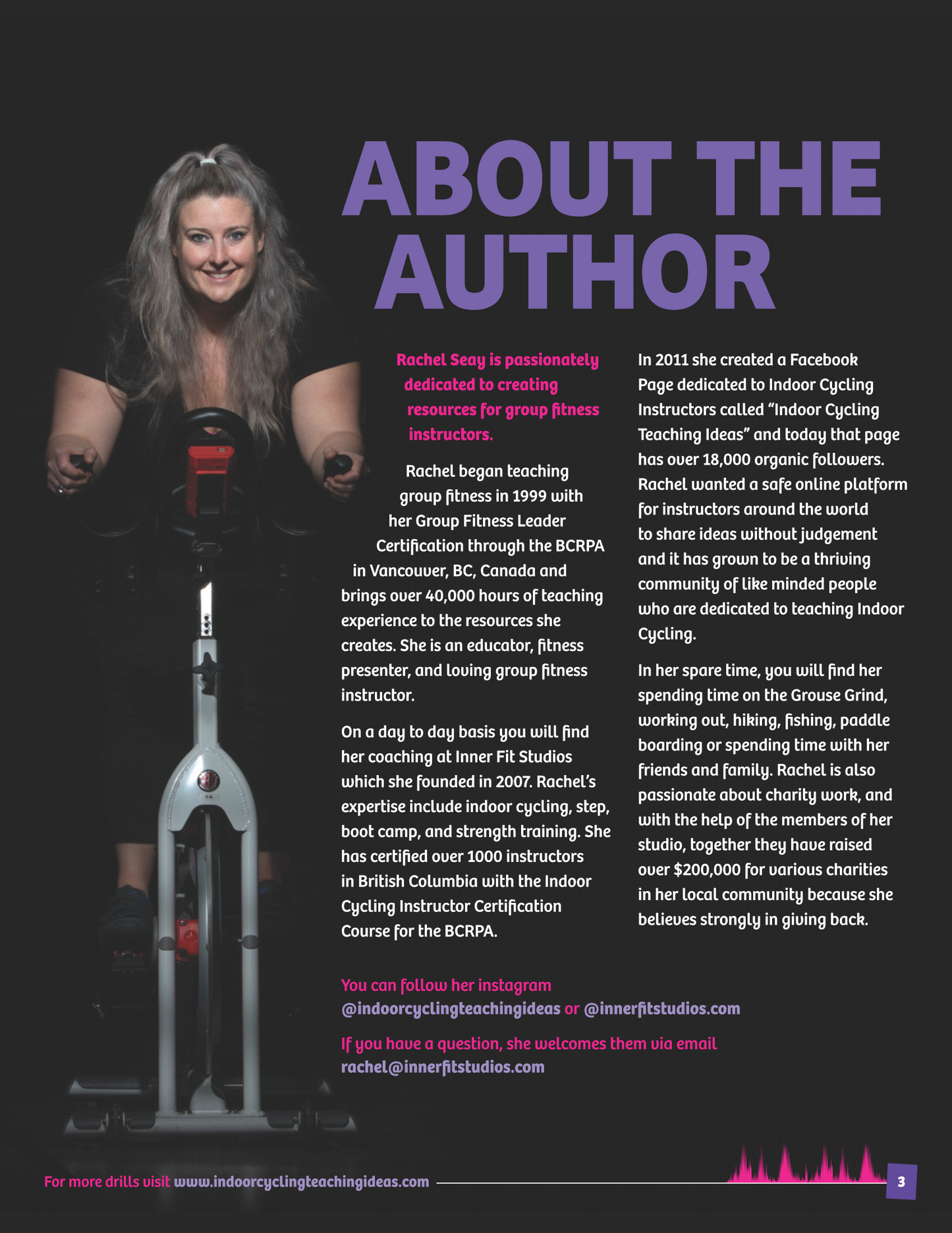 Pump Up Your Ride 5 • 30 Indoor Cycling Drills • Ebook (Released 2019)