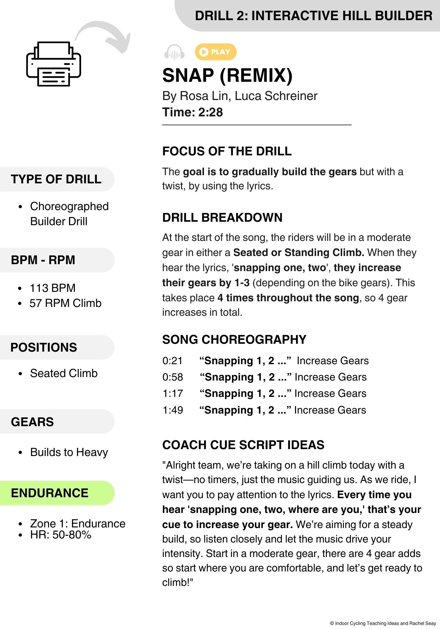 Pump Up Your Ride 10 l Over 50 Drills + Printable Bonus Ebook!